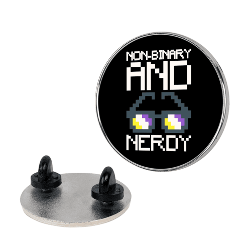 Non-Binary And Nerdy Pin