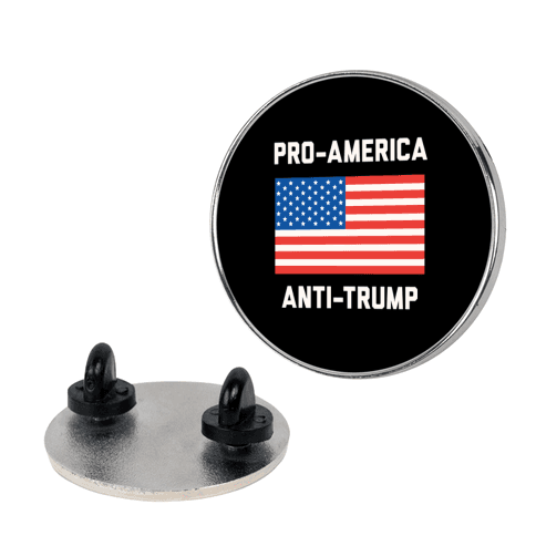 Pro-America Anti-Trump Lapel Pin