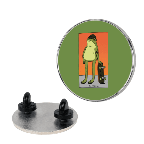 Radical Frog Skater Pin