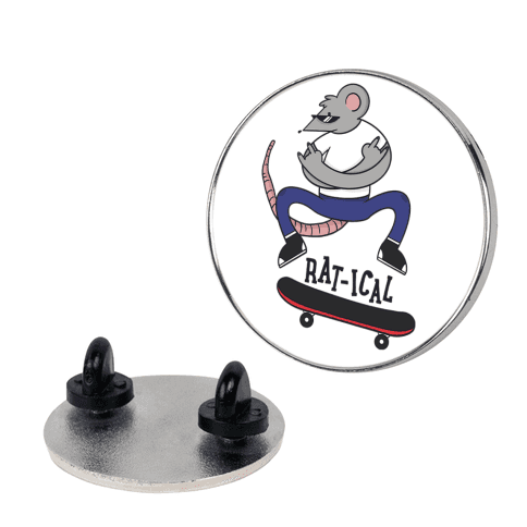 Rat-ical Lapel Pin