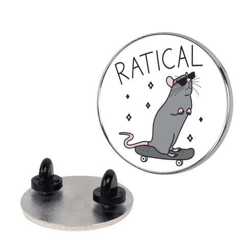 Ratical Rat Lapel Pin