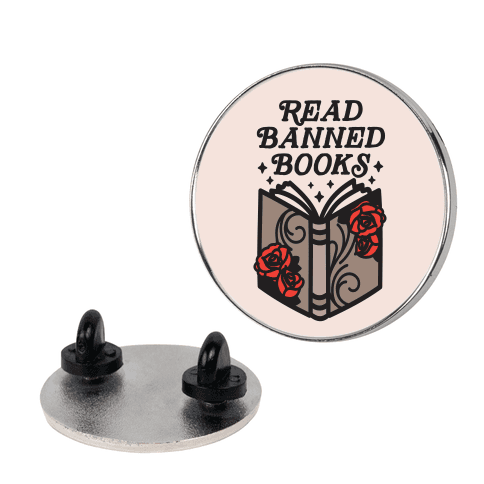 Read Banned Books Lapel Pin