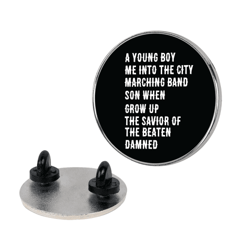 When I Was a Young Boy (1 of 2 pair) Pin